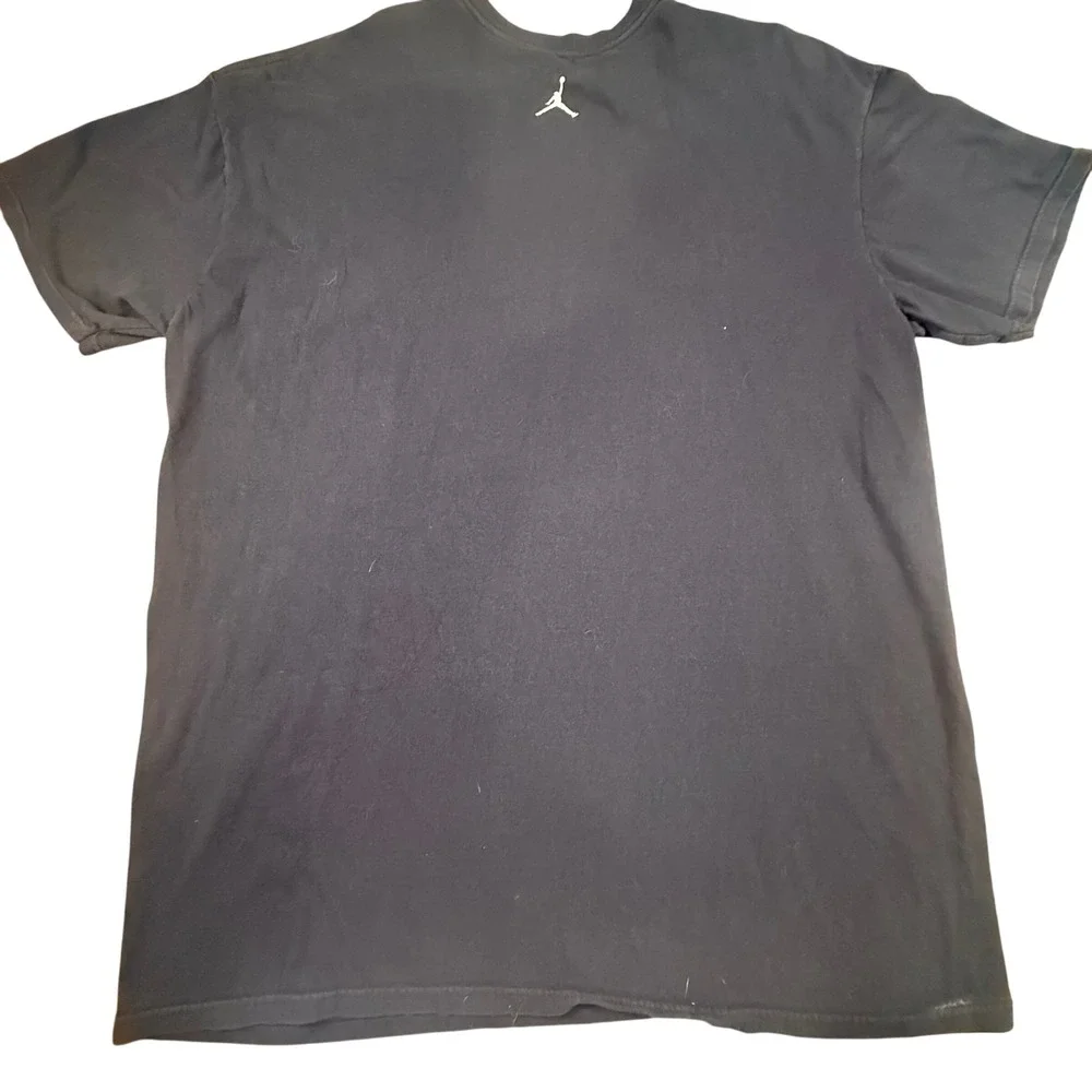 Jordan T-Shirt Mens XXL Black Make It Rain Cotton Graphic Michael Jordan Tee
